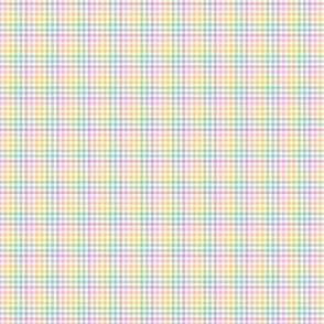 Pastel Rainbow Plaid - small