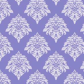 Damask wintery Lavender Violet