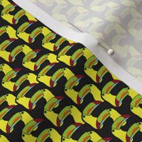 Toucans in Black and Yellow - Small