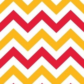 Red and Yellow Chevron