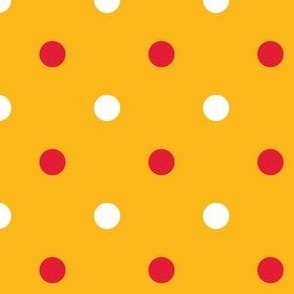 Red and Yellow Polka Dot 2