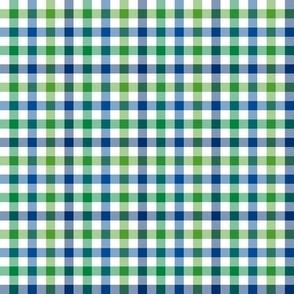 Lakeside colors gingham, 1/4" squares 