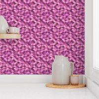 Moroccan Tiles - Magenta Scallops