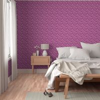 Moroccan Tiles - Magenta Scallops