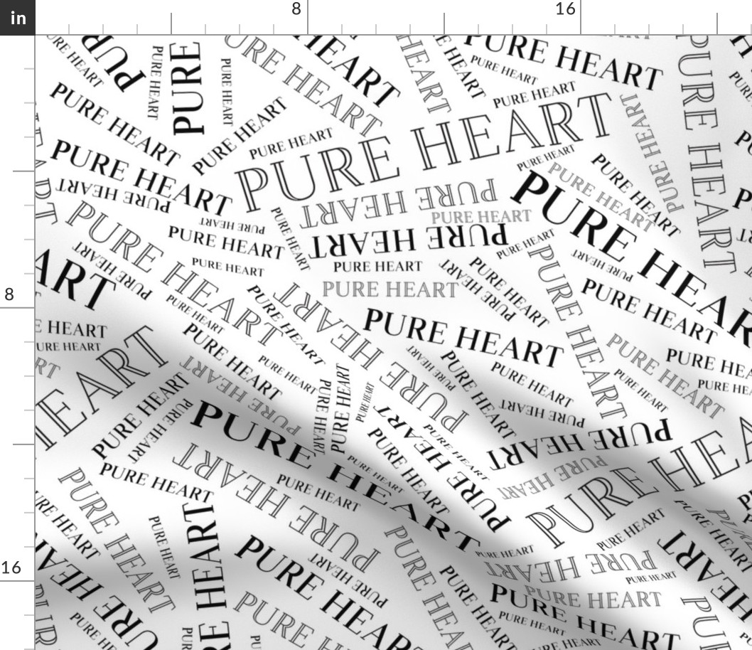 18" Pure Heart Fabric