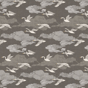 The Wild Swans {Grey} - medium