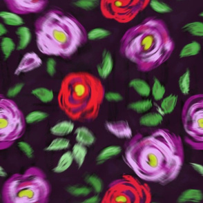 Blurred Roses (dark)