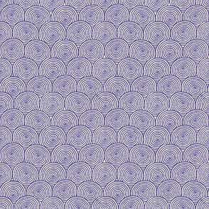 Spiral Rings Purple White