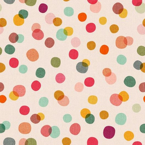 Joy Hope Peace Dots - medium scale