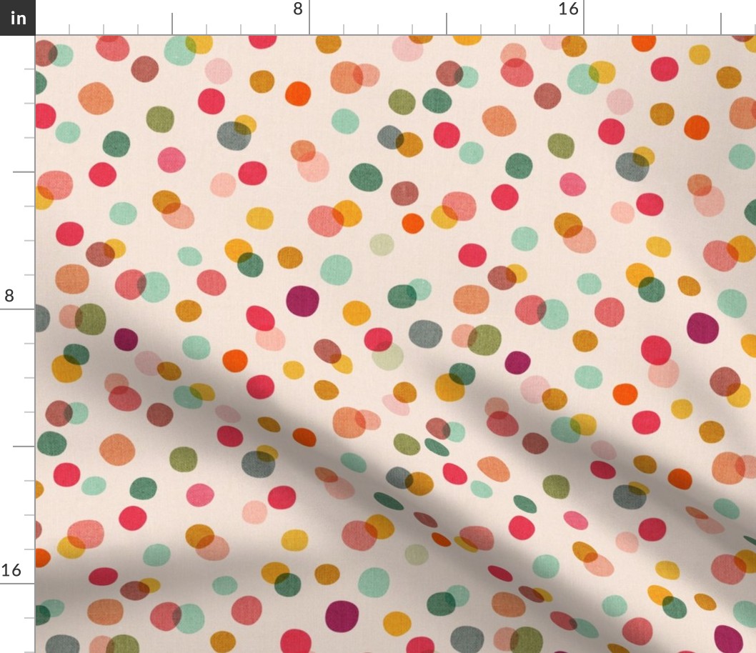 Joy Hope Peace Dots - medium scale