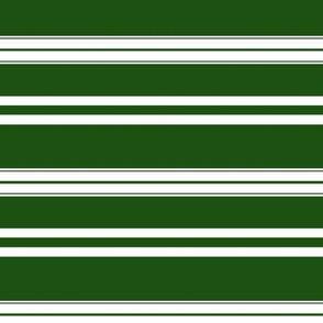 Green and white stripes 