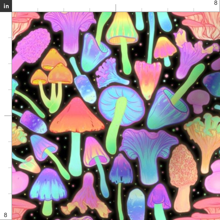 Download Ai Generated Mushrooms Neon RoyaltyFree Stock Illustration Image   Pixabay