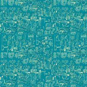 Greek Textures Aqua