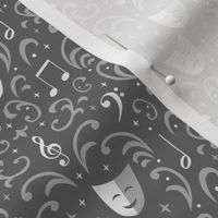 Theater Damask (Silver Small)