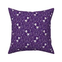 Theater Damask (Purple Small)