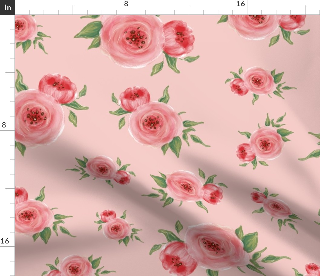 floral pink medium