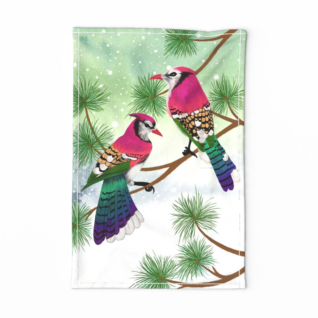 Whimsical Winter birds