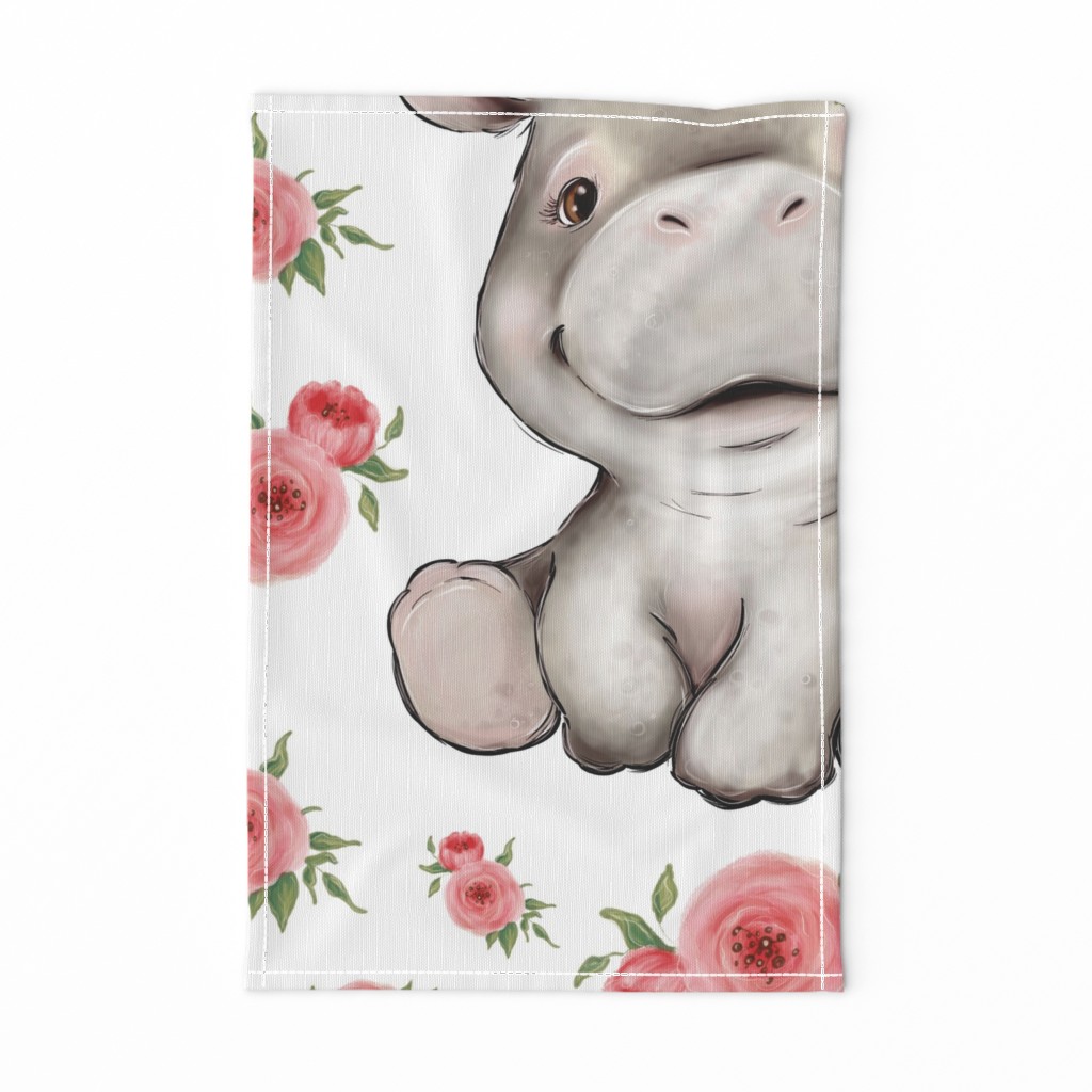 26x36 hippo blanket 