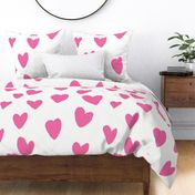 JUST HEARTS pink jumbo