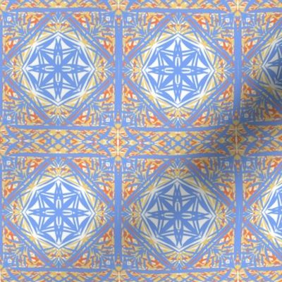 Twinkling Blue Stars Terrace Tiles