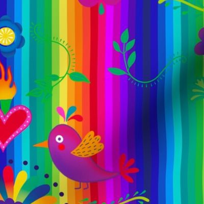 Mexican Rainbow Birds