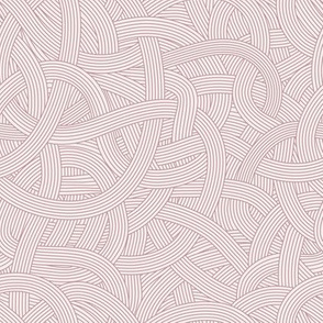 Small scale lines roper waves pasta in red pink