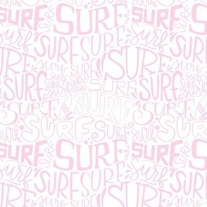 Surf lettering in light pink_small scale