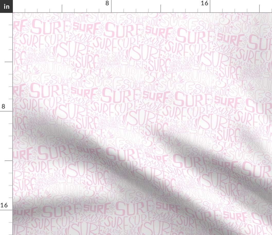 Surf lettering in light pink_small scale