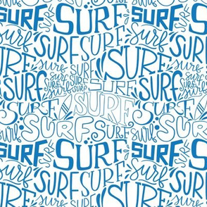 Surf lettering in blue2_small scale
