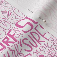 Surf lettering in pink_small scale