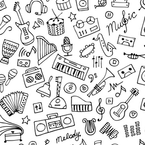   Music Instruments Background 