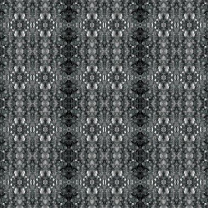 Grey floral knit