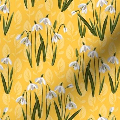 Snowdrop Flowers | Small | Yellow ffc845
