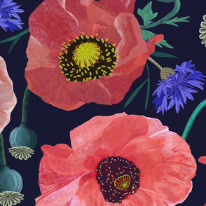 Poppies - large