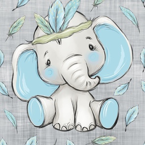 26x36 elephant blanket