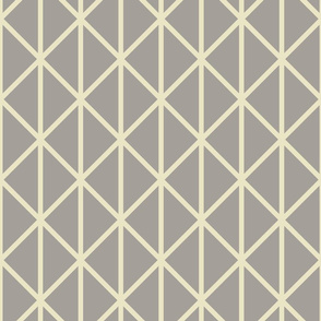 Geometric lines on neutral grey background