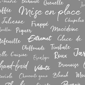 French Cooking Fabric, Wallpaper and Home Decor | Spoonflower