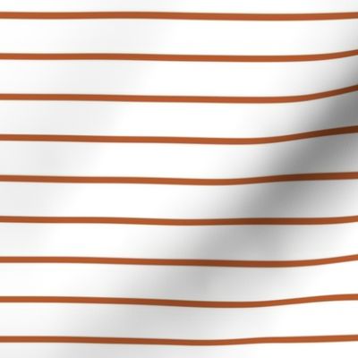 rust orange french stripe boat neck marine sailor nautical polo shirt breton stripe solid horizontal