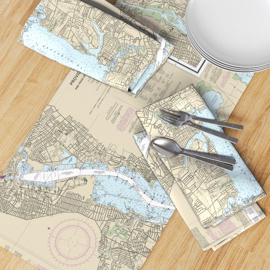 Narragansett Bay RI Rhode Island Nautical Chart