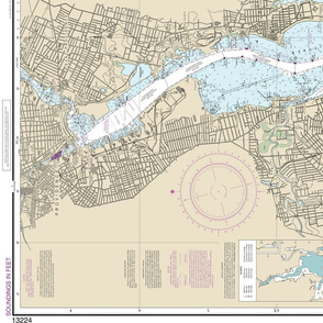 Narragansett Bay RI Rhode Island Nautical Chart