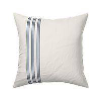 estate blue on cream grain sack french country farmhouse ticking nine stripe 12 inches apart