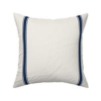 estate blue on cream grain sack french country farmhouse ticking three stripe 10 inches apart