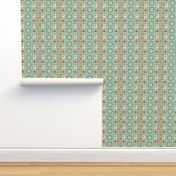 CHINOISERIE STRIPE - EASTERN STAR MATCHING (CELADON)