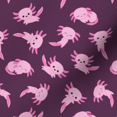 Kawaii Pink Axolotl - M