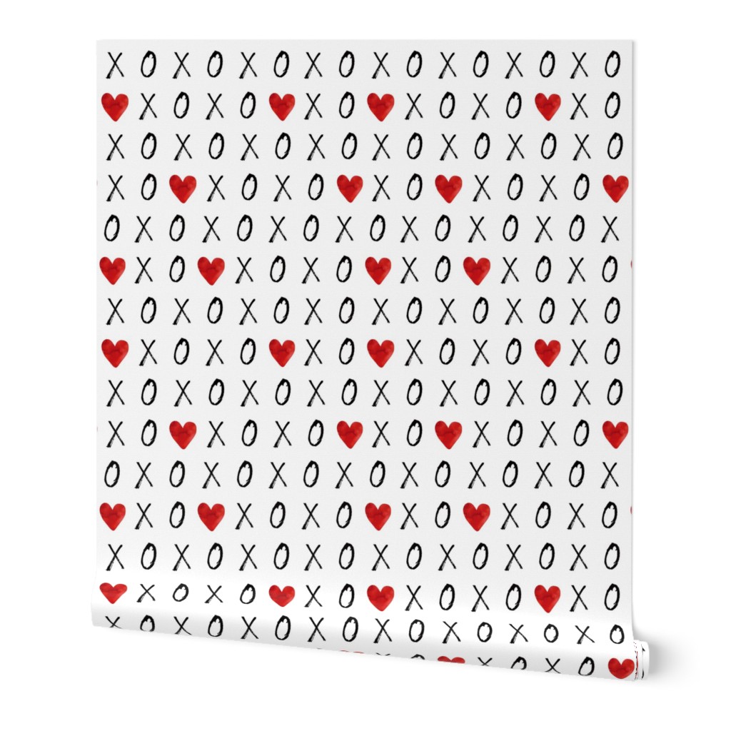 XOXO with Hearts - Valentine's Day