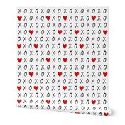 XOXO with Hearts - Valentine's Day