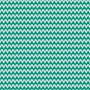 Nordic Christmas - Zigzag - Green