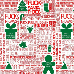 Fuck Christmas Red and Green