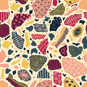 Creative Terrazzo Embroidery Cheatsheet Blackberry Medium scale