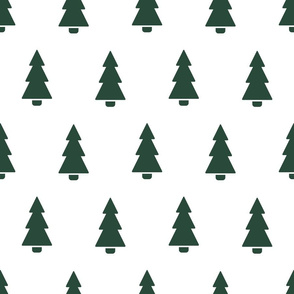 Green_Christmas_trees_on_white